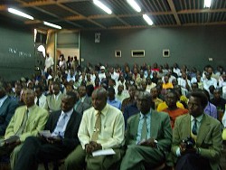 Lecture given by President Enemark in Nairobi - Click picture for bigger format.